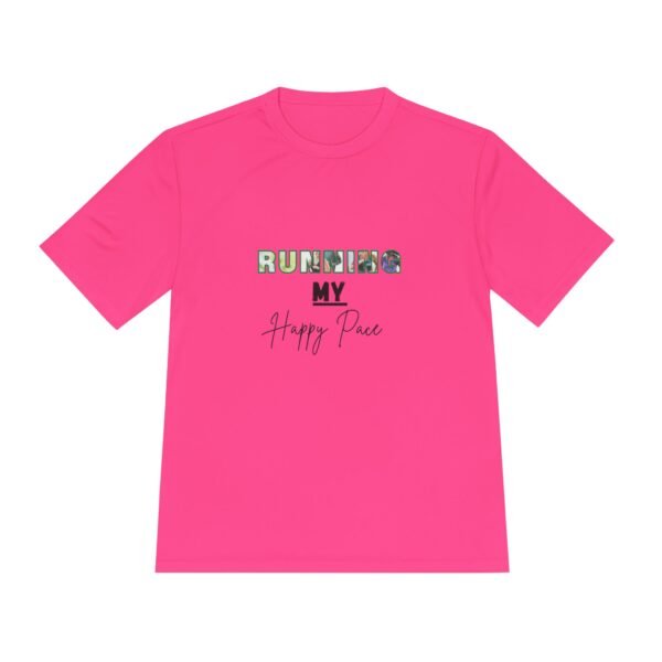 Running: My Happy Pace Moisture wicking tee shirt