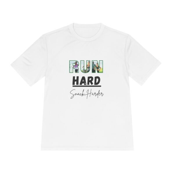 Run Hard, Snack Harder tee shirt