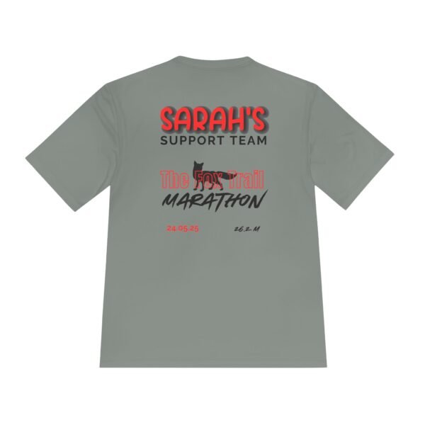 The Fox Trail customised marathon support wicking t shirt