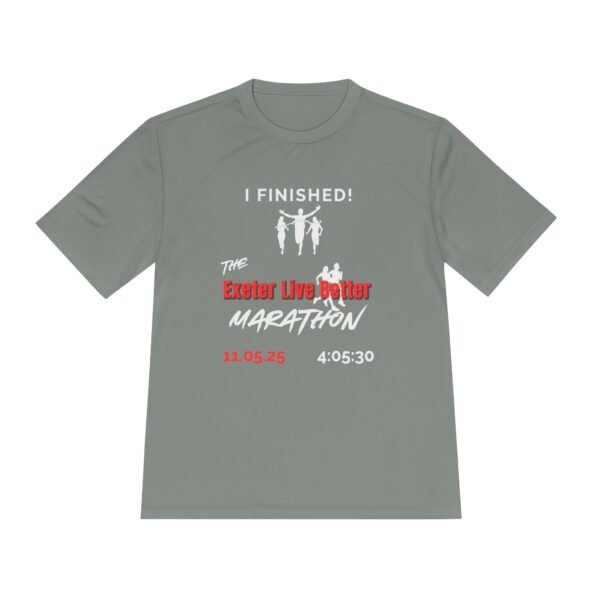 Exeter customised marathon finisher t shirt