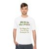 Run Happy, Run Free, fun slogan wicking t-shirt