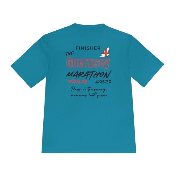 Guernsey customised marathon finisher t shirt