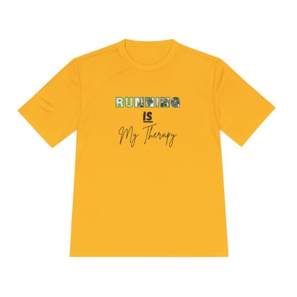 Running is My Therapy Moisture wicking t shirt