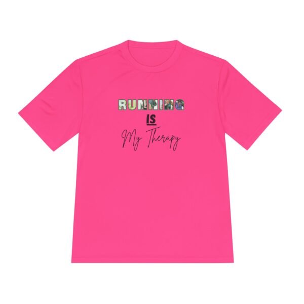 Running is My Therapy Moisture wicking t shirt