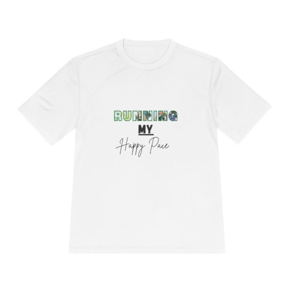 Running: My Happy Pace Moisture wicking tee shirt