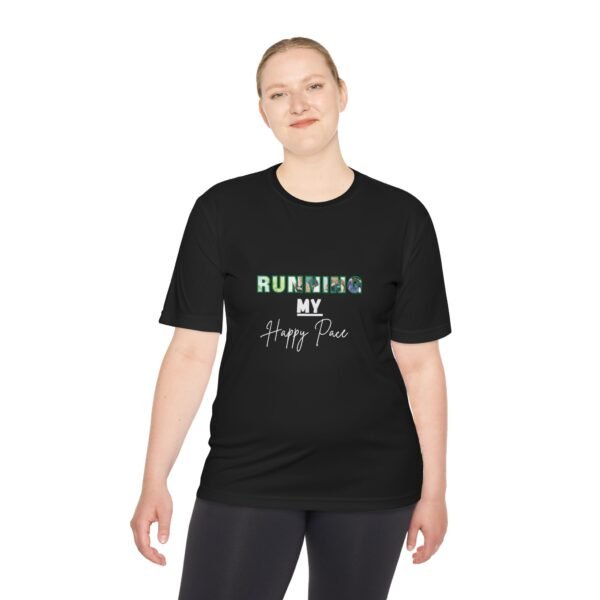 Running: My Happy Pace Moisture wicking tee shirt
