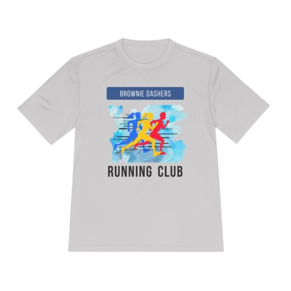 Brownie Dashers customised run club wicking t shirt