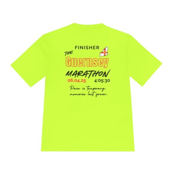 Guernsey customised marathon finisher t shirt
