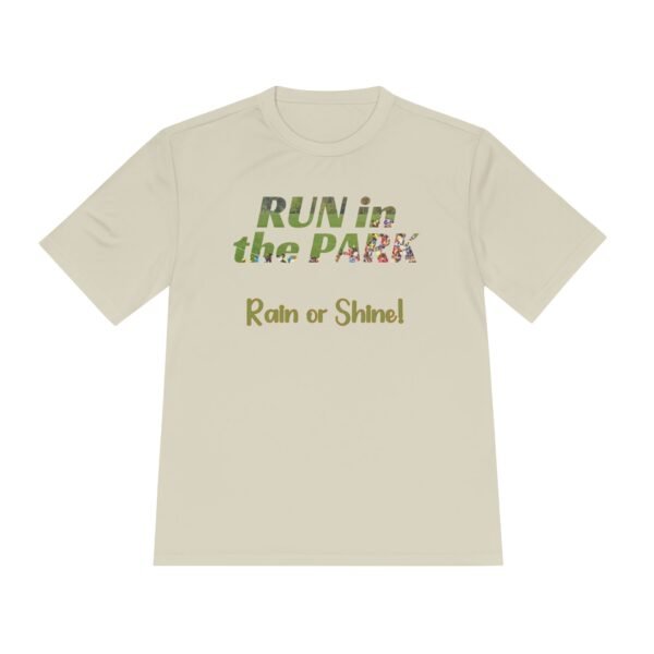 Rain or Shine, fun slogan wicking t-shirt