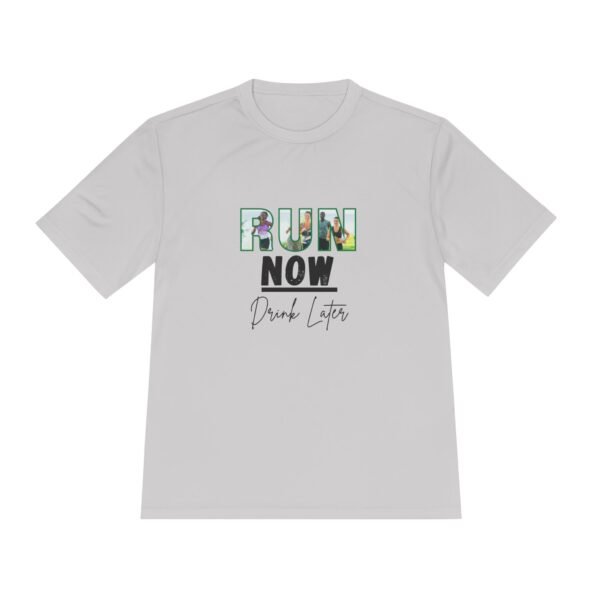 Run Now, Drink Later moisture wicking t shirt