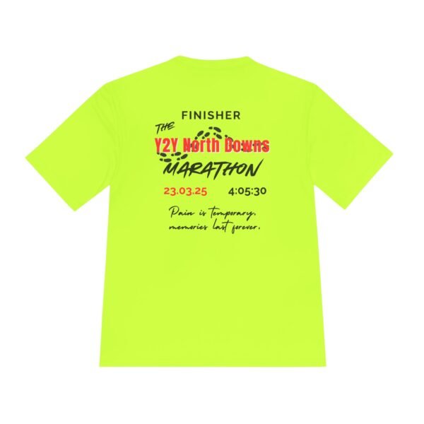 Y2Y North Downs customised trail marathon finisher t shirt