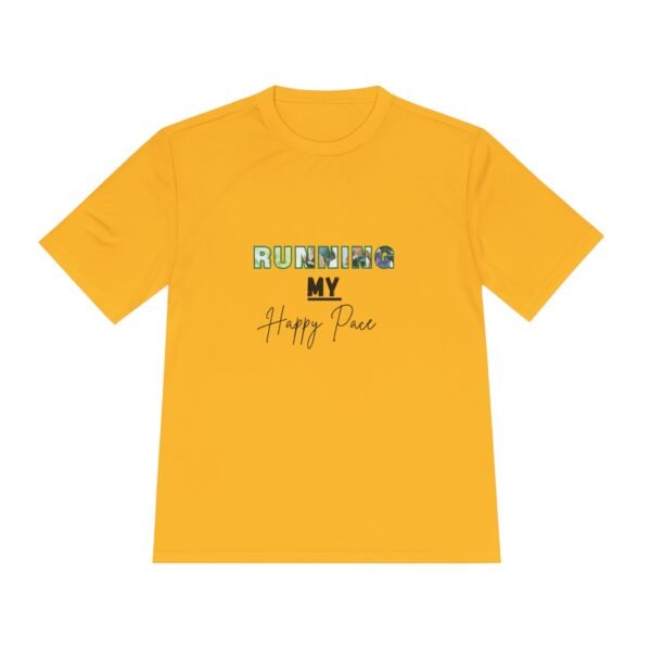 Running: My Happy Pace Moisture wicking tee shirt