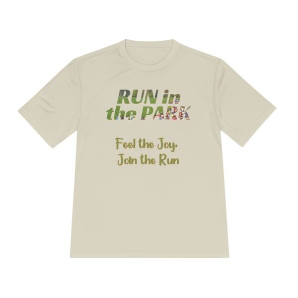 Feel the Joy, Join the Run wicking t-shirt