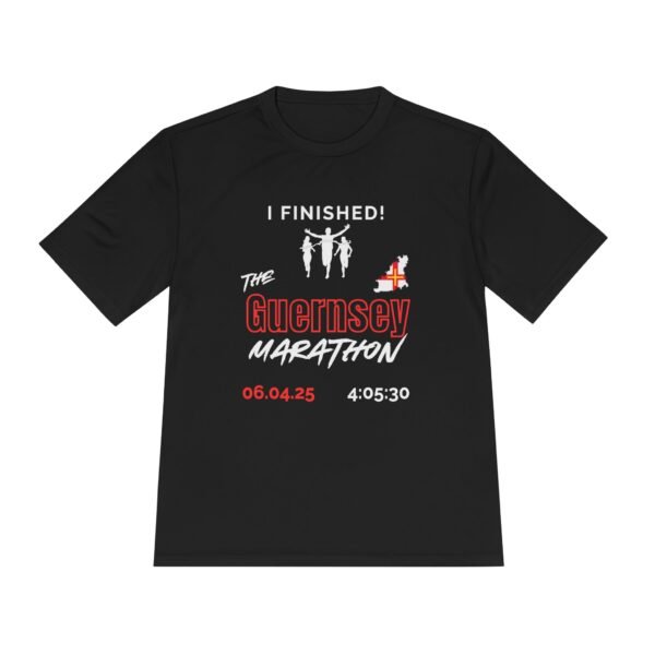 Guernsey customised marathon finisher t shirt