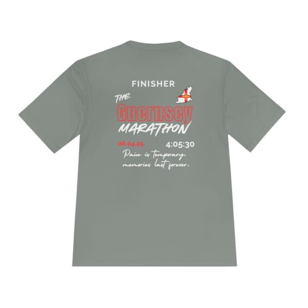 Guernsey customised marathon finisher t shirt