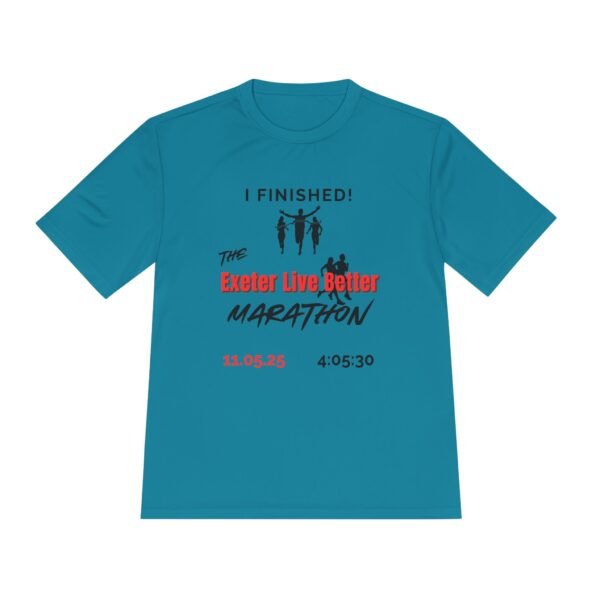 Exeter customised marathon finisher t shirt
