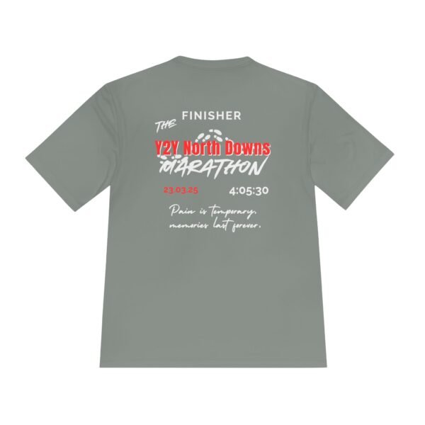 Y2Y North Downs customised trail marathon finisher t shirt