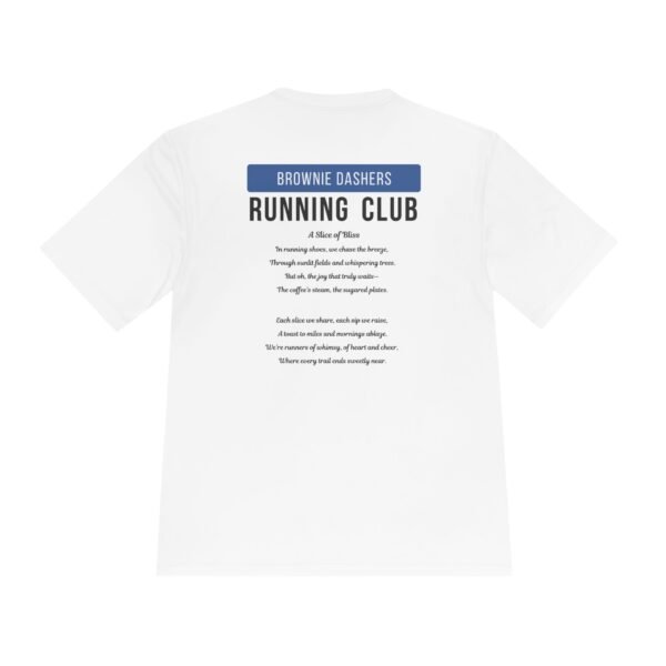Brownie Dashers customised run club wicking t shirt