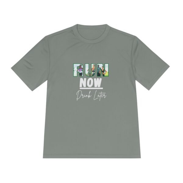 Run Now, Drink Later moisture wicking t shirt