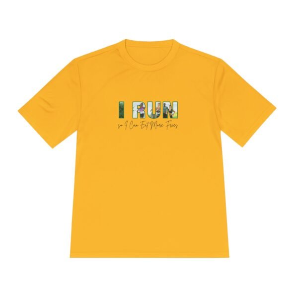 I Run So I Can Eat More Fries tee shirt
