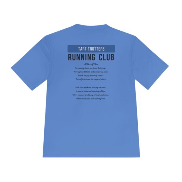 Tart Trotters customised run club wicking t shirt