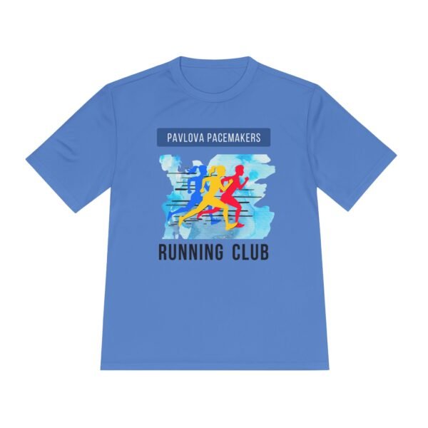 Pavlova Pacemakers customised run club wicking t shirt