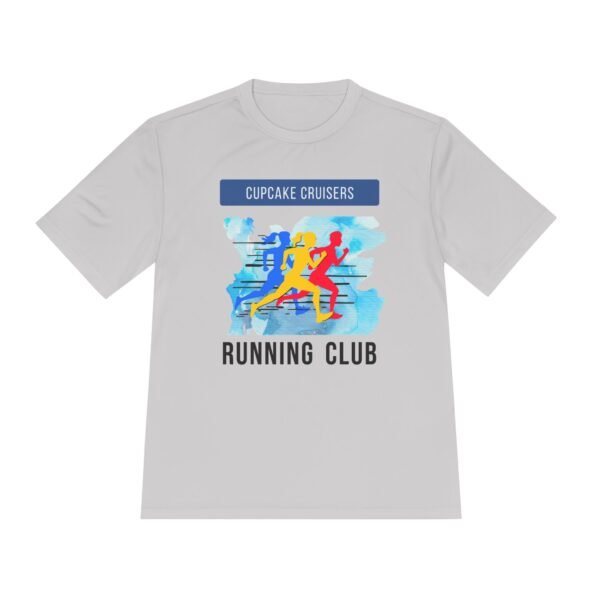 Cupcake Cruisers customised run club wicking t shirt