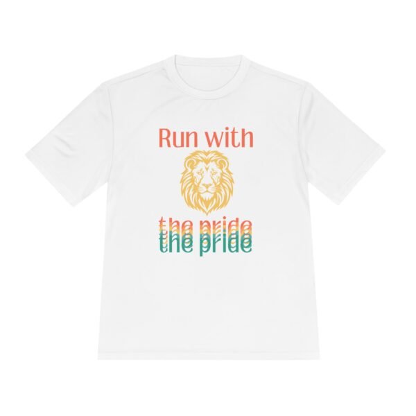 Run with the Pride running wicking t shirt