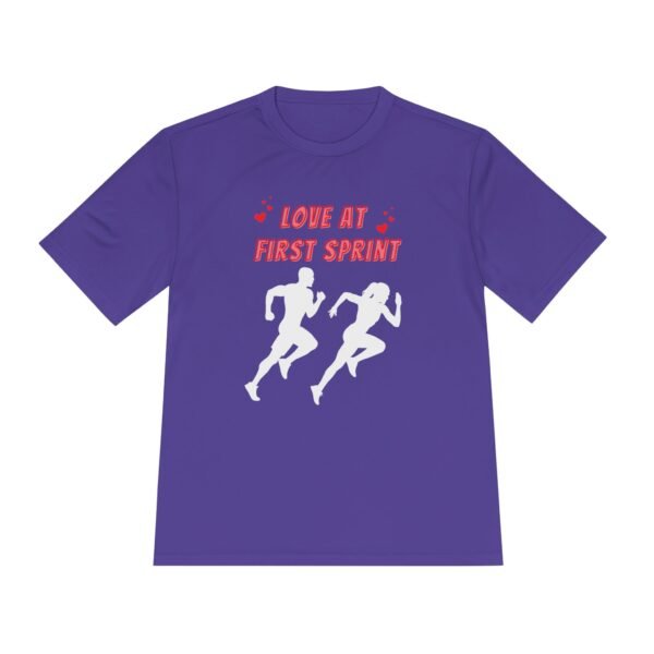 Love at First Sprint running wicking t shirt