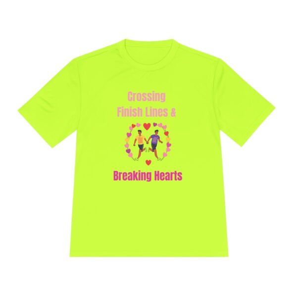 Crossing finish lines_neon yellow