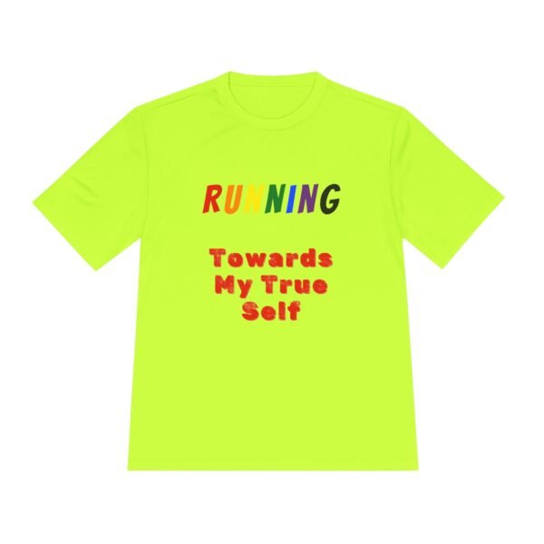 Running Towards My True Self_neon yellow