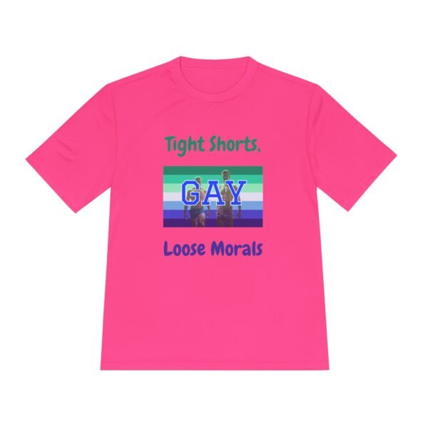 Tight Shorts Loose Morals_neon pink