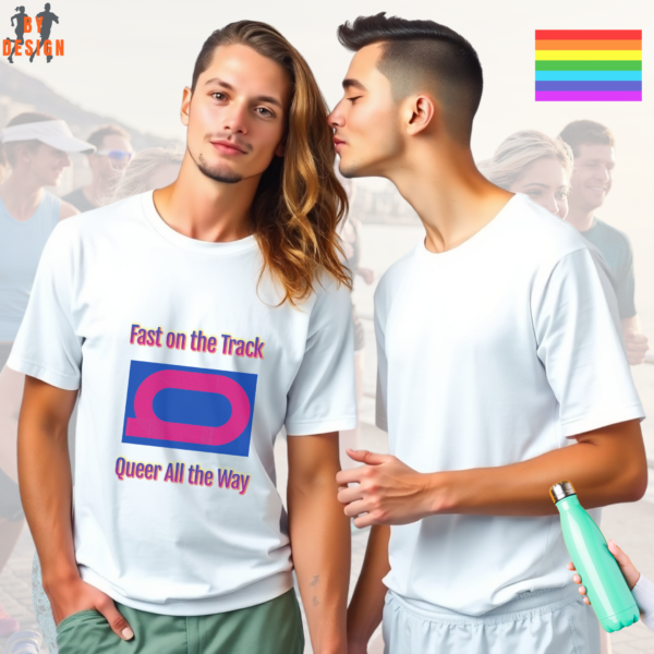 Fast on the Track, Queer All the Way_LGBT_white