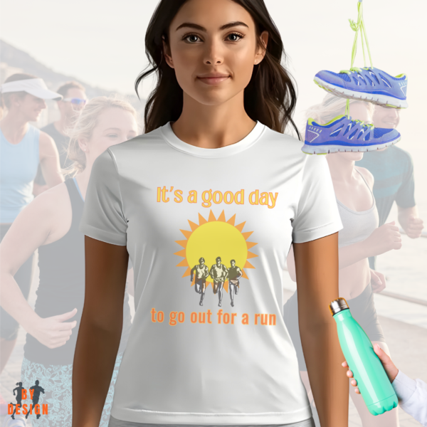 Its a good day to go_sunshine_female_front_white