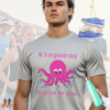 Its a good day_run_octopus_male_front_silver