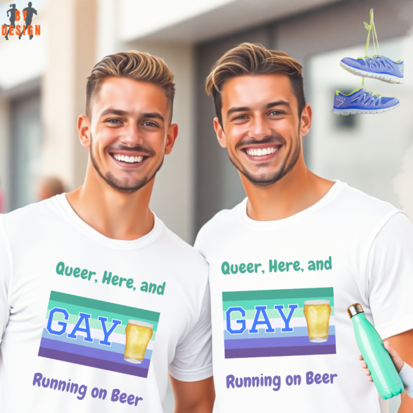 Queer, Here, and Running on Beer_LGBT_white