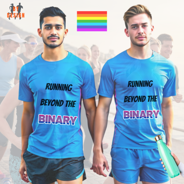 Running Beyond the Binary_LGBT_carolina blue