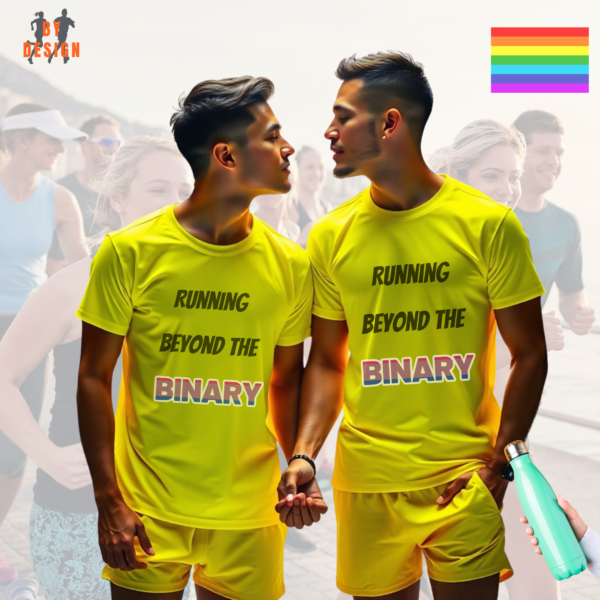 Running Beyond the Binary_LGBT_neon yellow