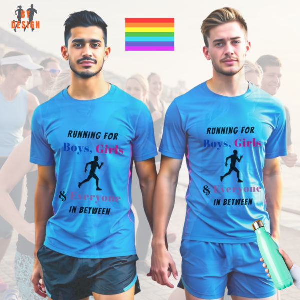 Running for Boys, Girls_LGBT_carolina blue
