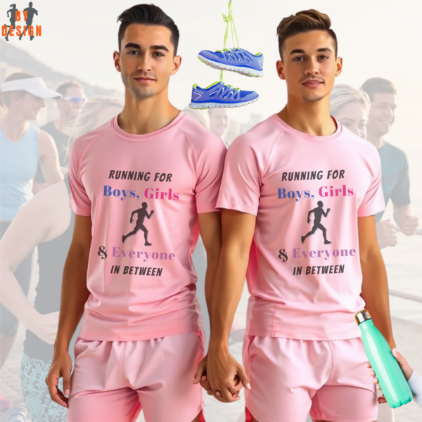 Running for Boys, Girls_LGBT_light pink