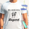 Running legend since_male_front_white