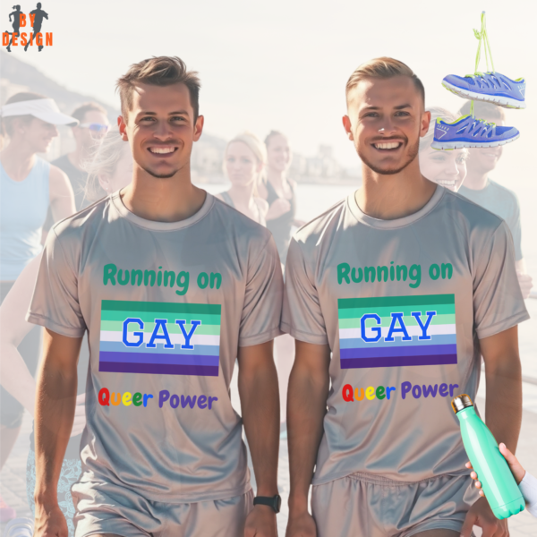 Running on Queer Power_LGBT_silver