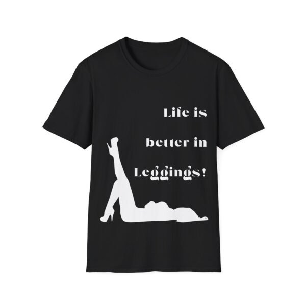 Life is Better in Leggings Graphic Tee for Women