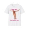 Legs Out, Confidence Up Graphic Tee for Women, Unique Design