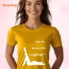 Life is Better in Leggings_gold t-shirt