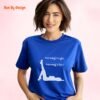 Strong Legs, Strong Life_royal blue t-shirt